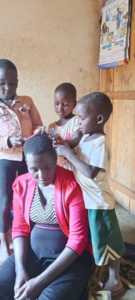 Children engaging in educational activities at Pearl Global Ministries, promoting life skills development and community support.